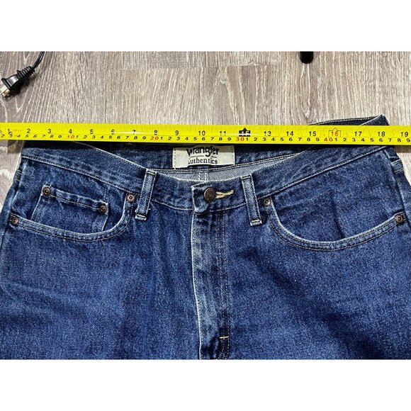 Wrangler Jeans Women's Size 36x30 Regular Fit Cotton Denim Dark Wash Blue - Picture 4 of 6
